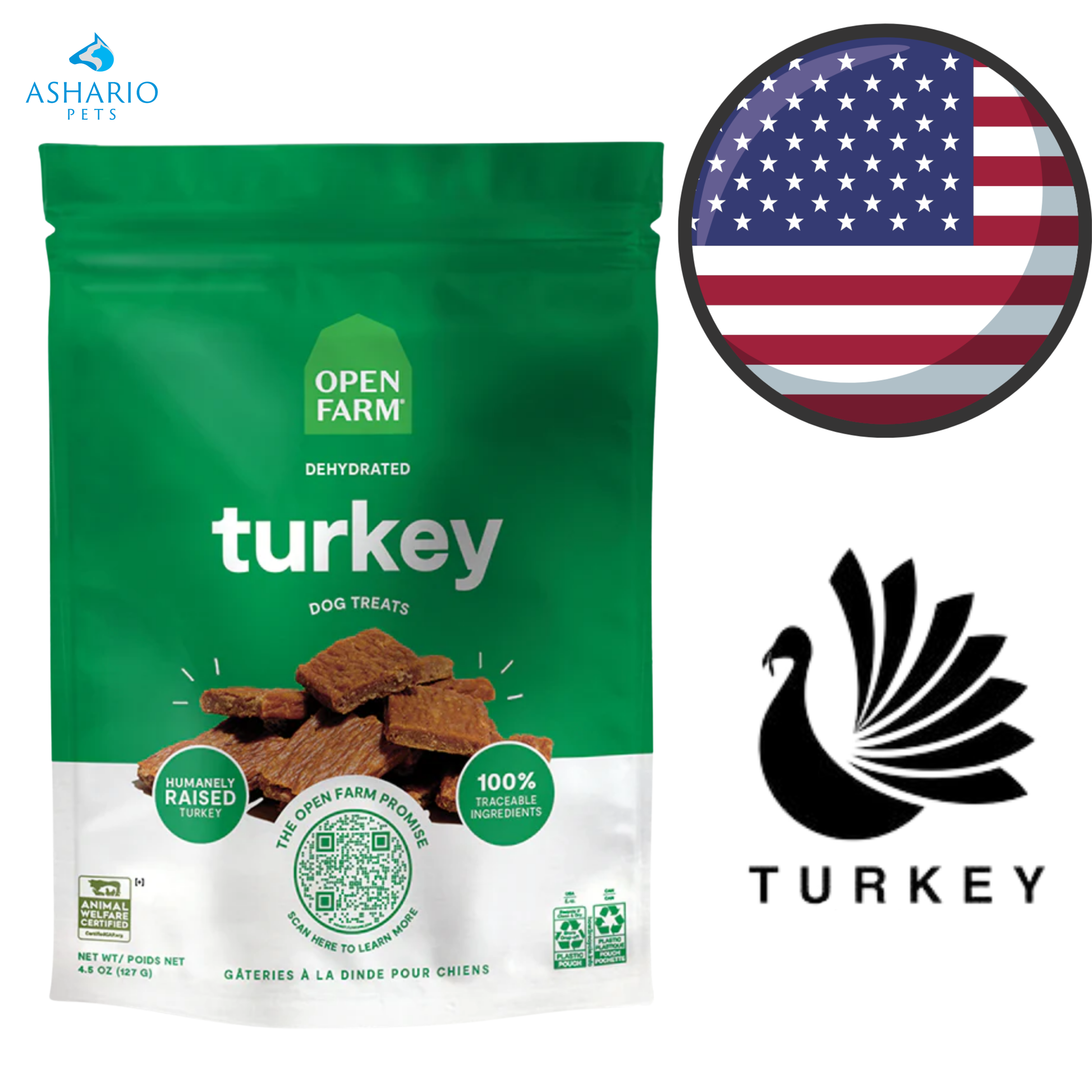 Open Farm - Turkey Dehydrated Dog Treats — main