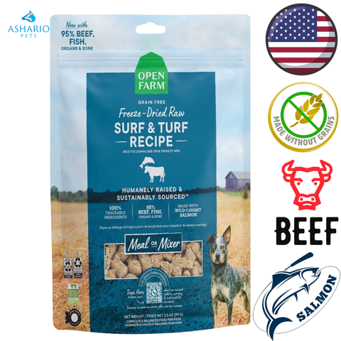 Open Farm - Grain Free Surf & Turf Freeze Dried Dog Food — main