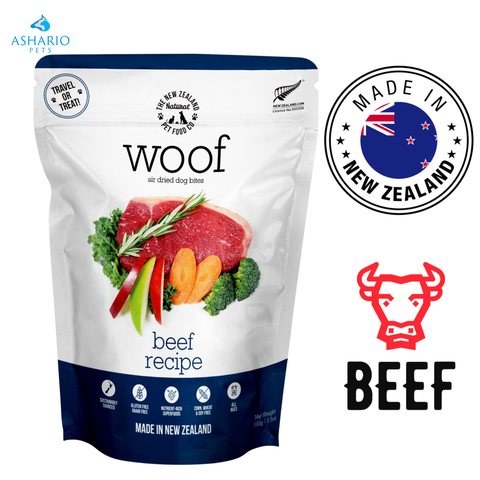 NZPF Woof - Beef Air Dried Dog Treats