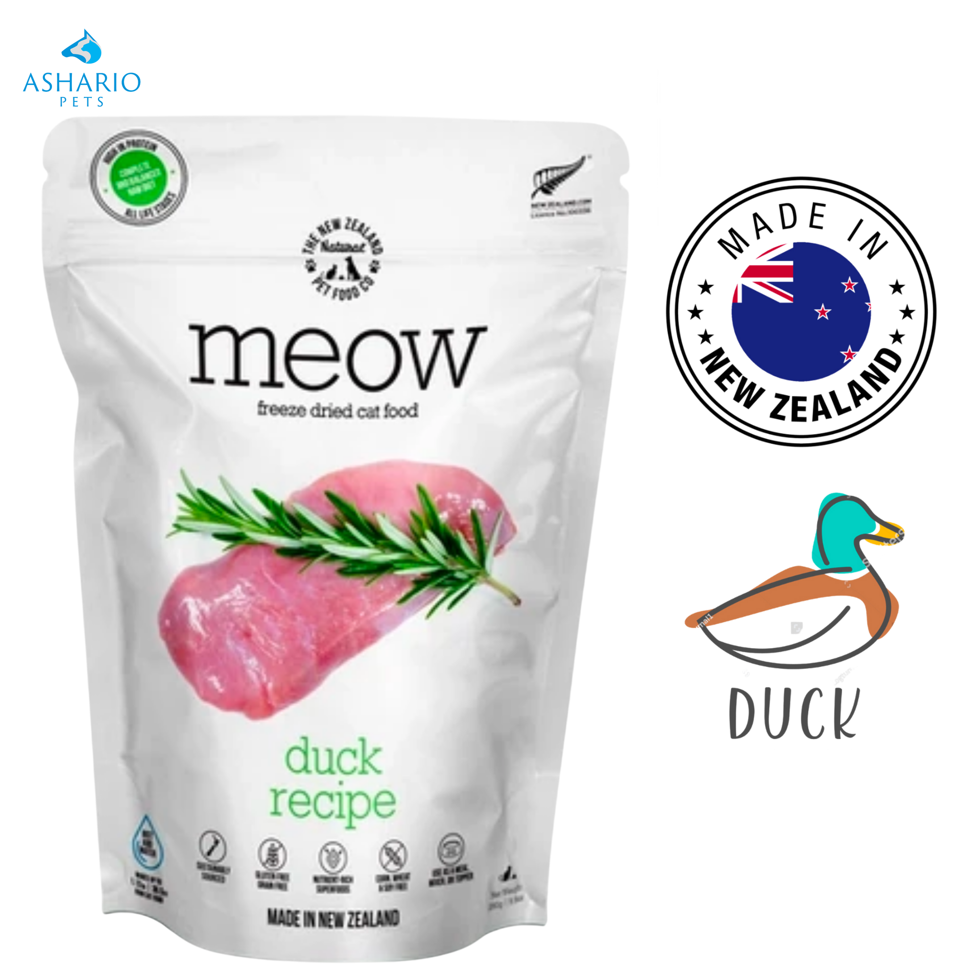 NZPF Meow - Duck Freeze Dried Cat Treats — main