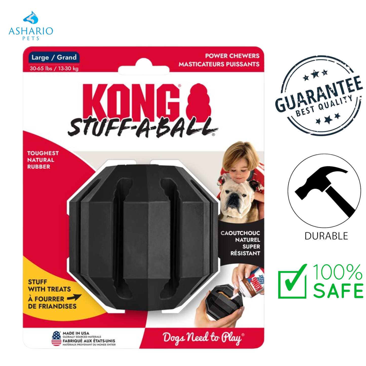 KONG - Extreme Stuff A Ball Dog Toy