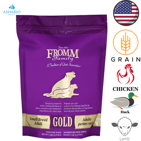 Fromm - 金色小型犬成犬干粮 - 5磅