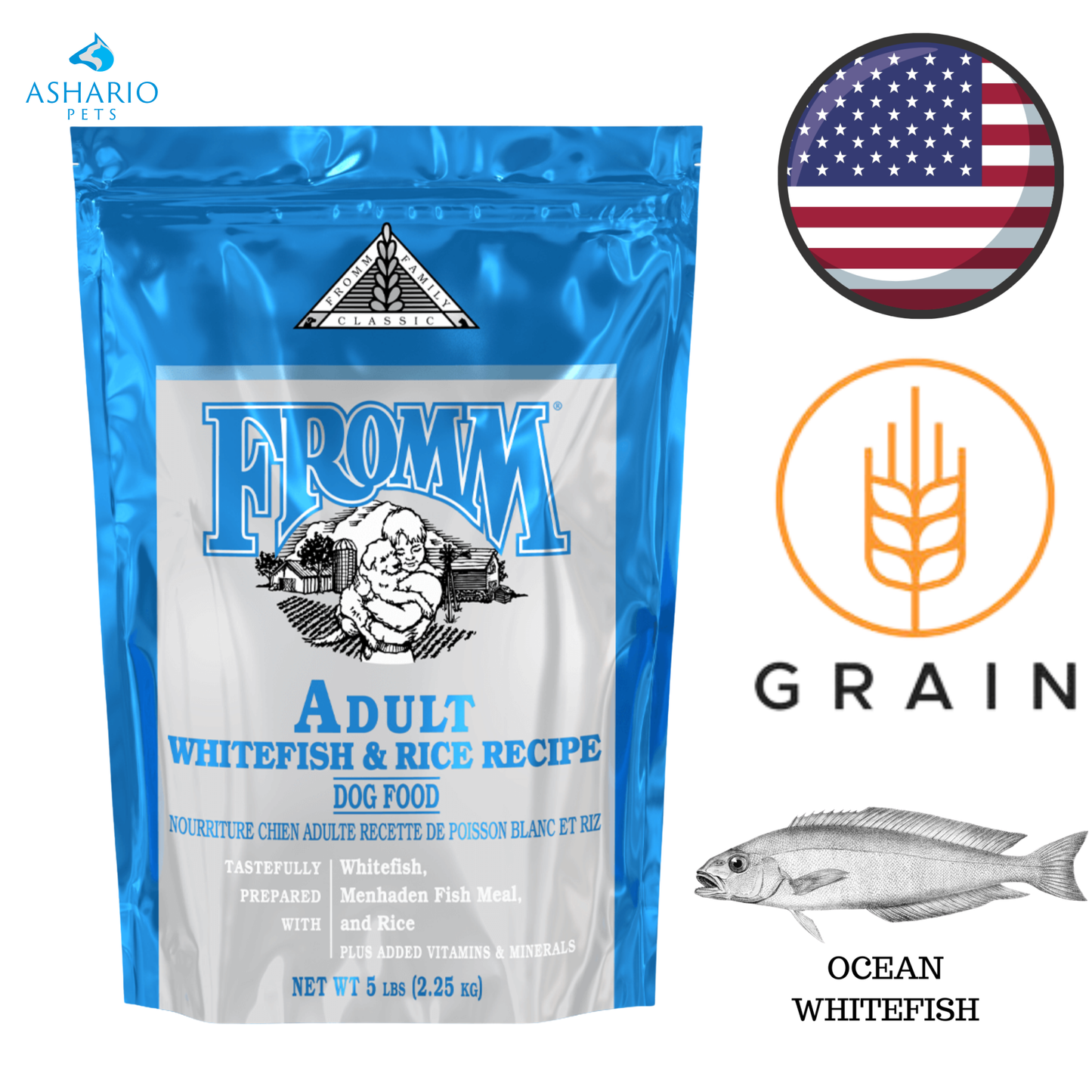 Fromm - Classic Whitefish Adult Dry Dog Food — main