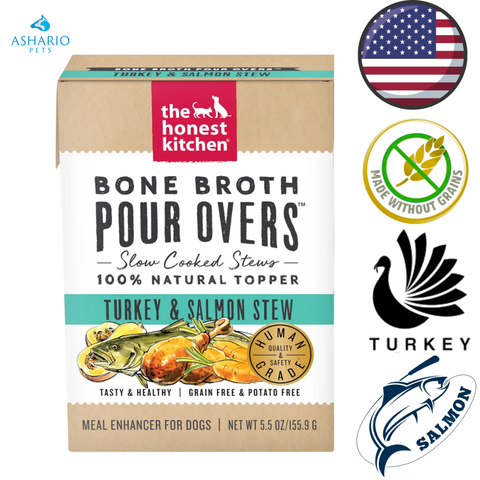 The Honest Kitchen - Turkey & Salmon Stew Bone Broth Pour Overs For Dogs — main