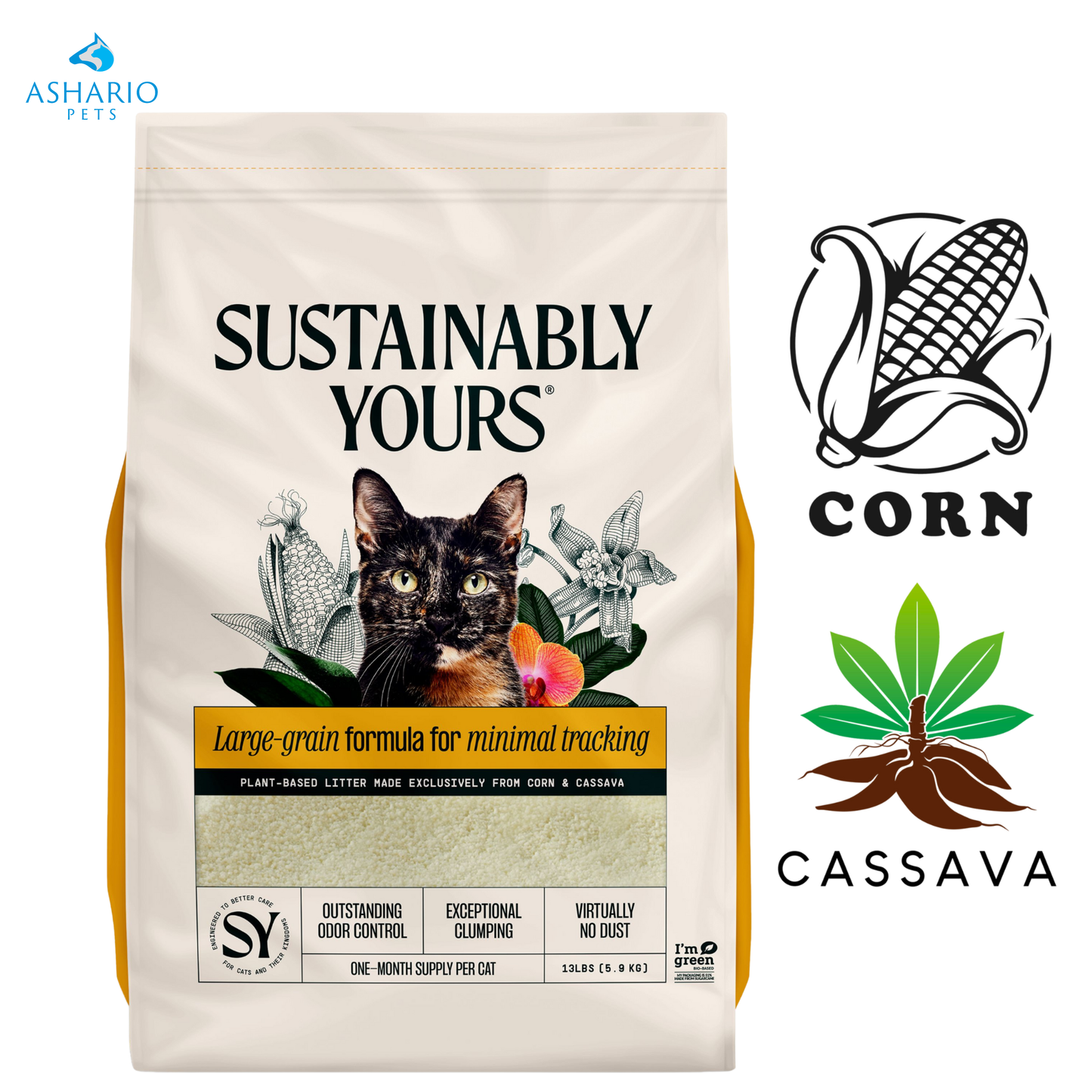 Durablement vôtre - Formule à gros grains pour chat à suivi minimal - 13 lb