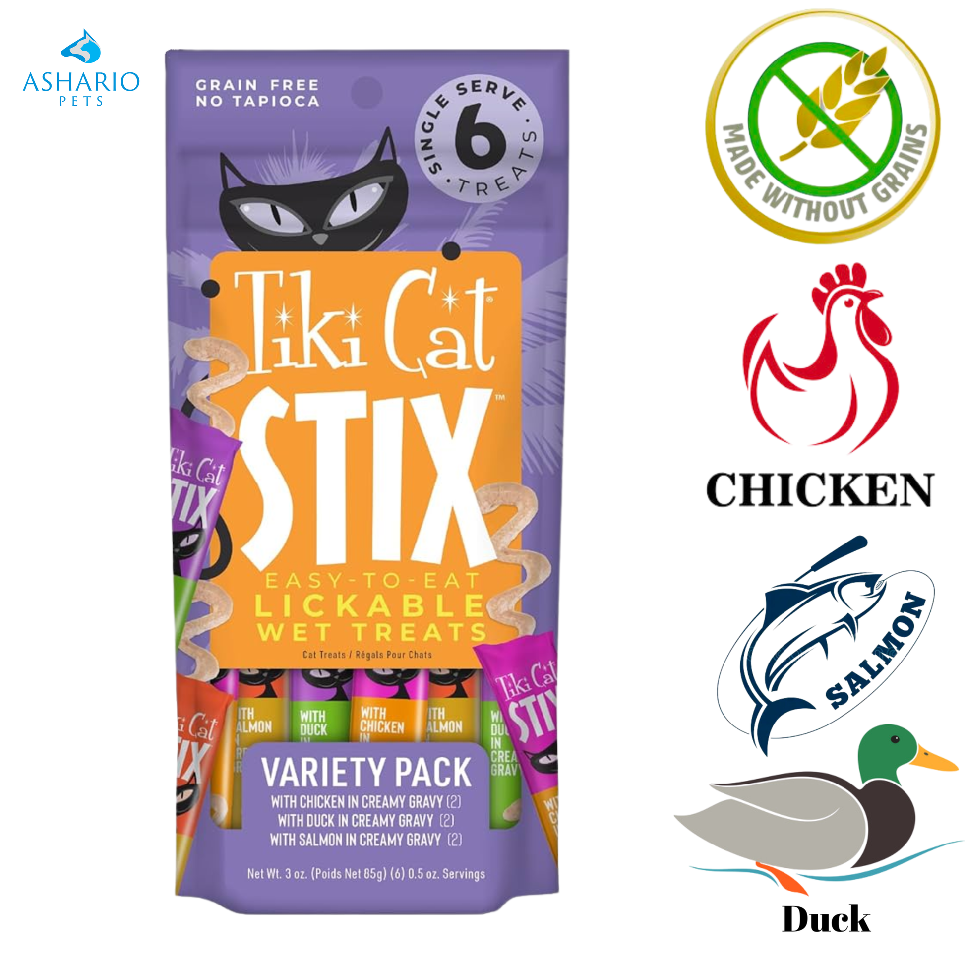 Tiki Cat - STIX Variety Pack Wet Cat Treats — main