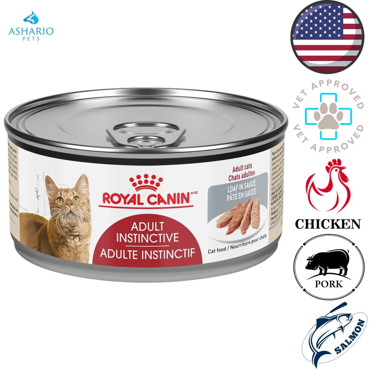 Royal Canin - Adult Instinctive Loaf In Sauce Canned Cat Food