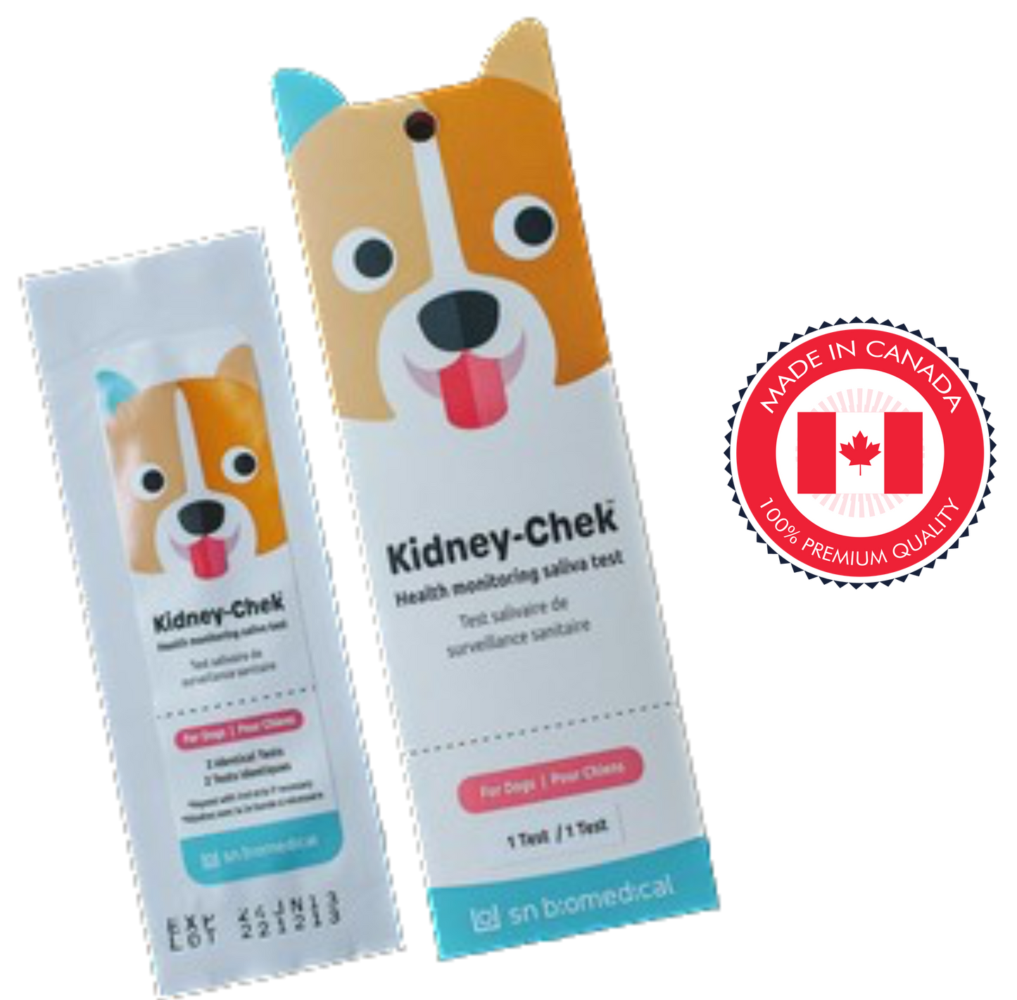 Kidney-Chek for Dogs 1 Pack, 3 Pack, essential for monitoring your dog's kidney health. Find it at Ashario Pets.