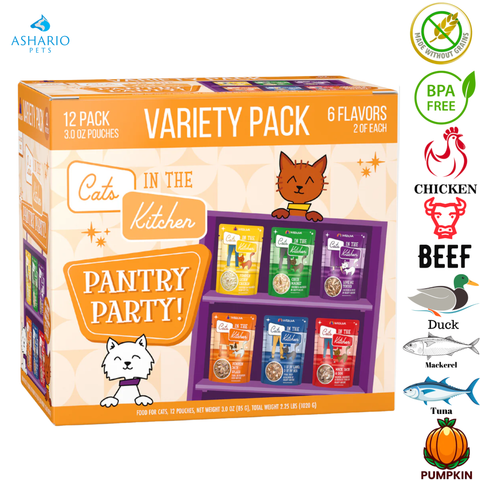Weruva - Cats In The Kitchen Pantry Party Variety Pack Wet Cat Food Pouch — main