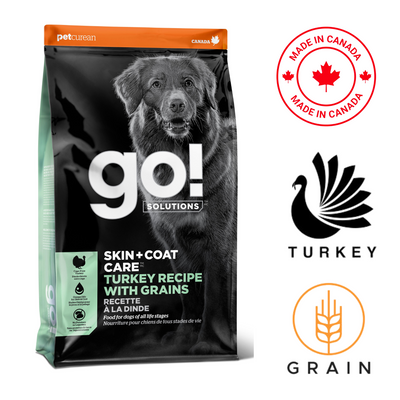 Go! Solutions - Skin + Coat Care Turkey With Grains Dry Dog Food