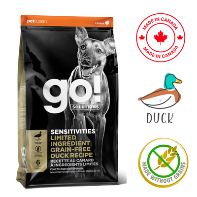 Go! Solutions - Sensitivities Limited Ingredient Grain Free Duck Dry Dog Food