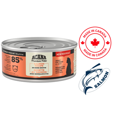 Acana - Salmon in Bone Broth Canned Cat Food - 3 Oz