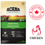 Acana senior chicken dry dog food in a 25 lb bag featuring real chicken and made in Canada