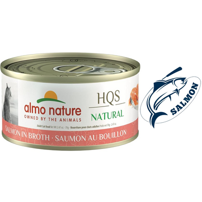 Almo Nature - Salmon In Broth Canned Cat Food - 70 Grams