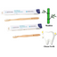Animora large dog toothbrush bamboo with biodegradable bamboo handle for pets dental care