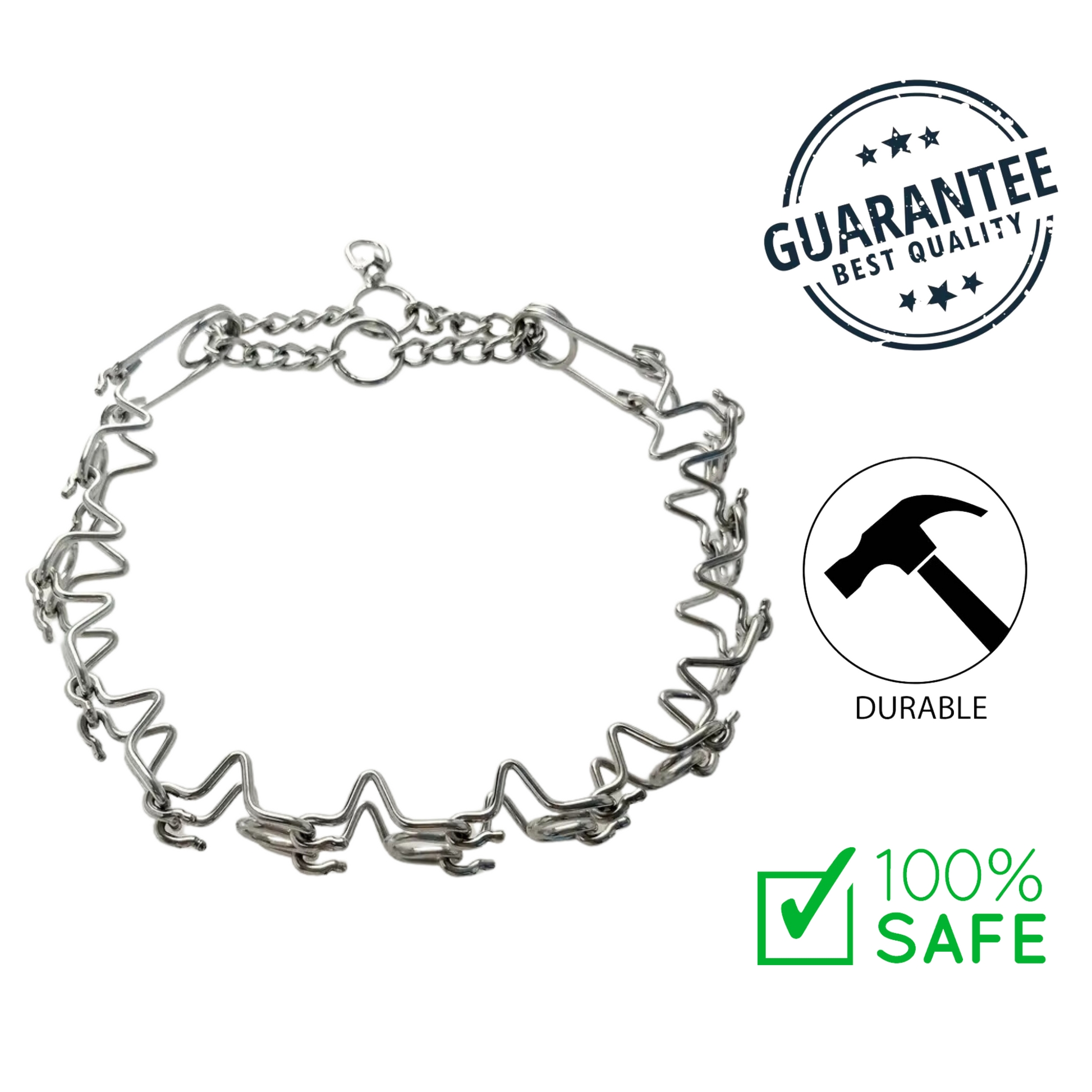 Ashario Pets - Outdoor Training Chain Dog Collar