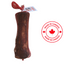 Benko extra large marrow dog treat wrapped in red netting with made in Canada label