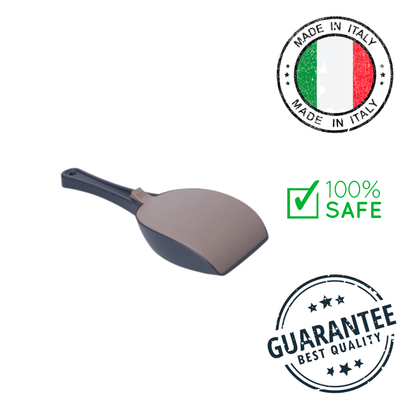 Bergamo mocaccino litter scoop shaker with ergonomic handle for easy cat litter cleaning