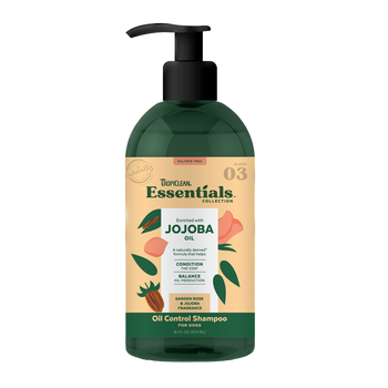 Gentle TropiClean Jojoba Oil & Garden Rose Dog Shampoo, 16 Oz, perfect for freshening up your dog at Toronto pet shops.