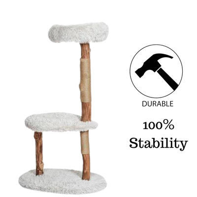 BuD'z large cat tree with perches designed for durability and stability for playful cats