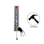 BuD'z budz zebra swing stick for cats with black and white pattern and feathered end cat toy