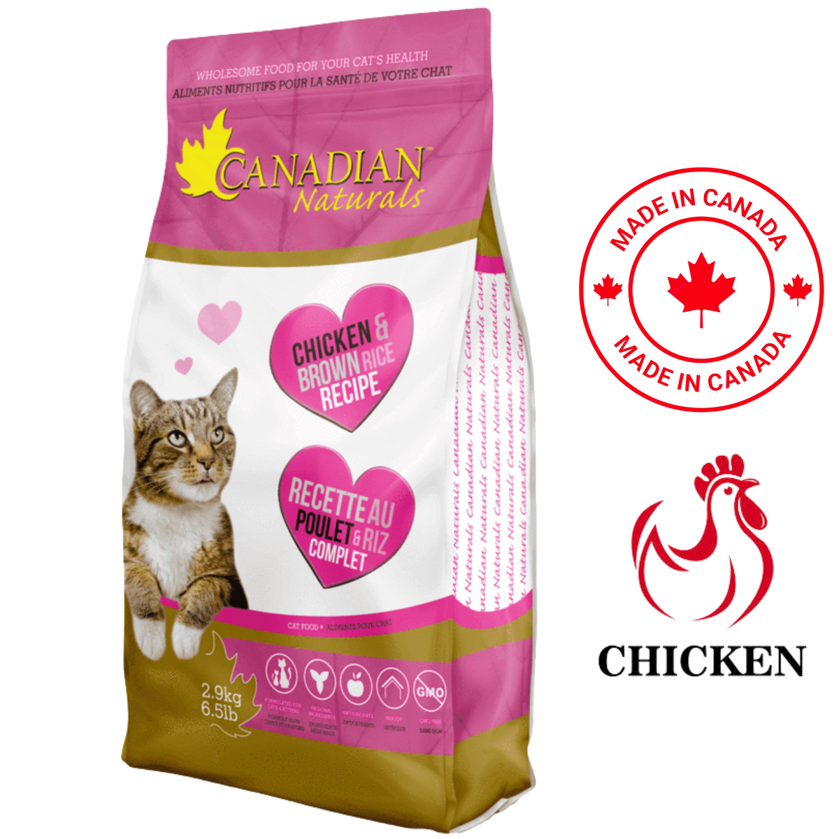 Chicken & Rice 6.5lb healthy grain-inclusive cat food | AsharioPets