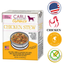 Caru chicken stew for dogs wet food box with natural chicken chunks and vitamins in gravy