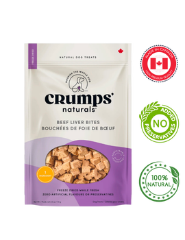 Crumps' Natural - Beef Freeze Dried Beef Liver Bites - 155 Grams 3