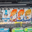 Farmina pumpkin lamb mini puppy food bags displayed on a shelf for pet nutrition