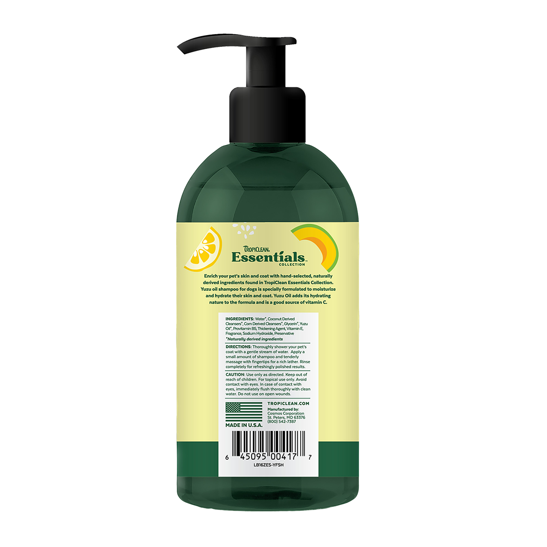 Gentle TropiClean Yuzu Fruit & Melon Dog Shampoo, 16 Oz, perfect for a fresh-smelling dog at Toronto pet shops.