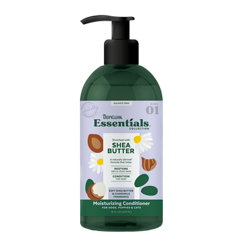 Nutritious TropiClean Shea Butter & Chamomile Conditioner, 16 Oz, ideal for pet grooming at North York pet shops.