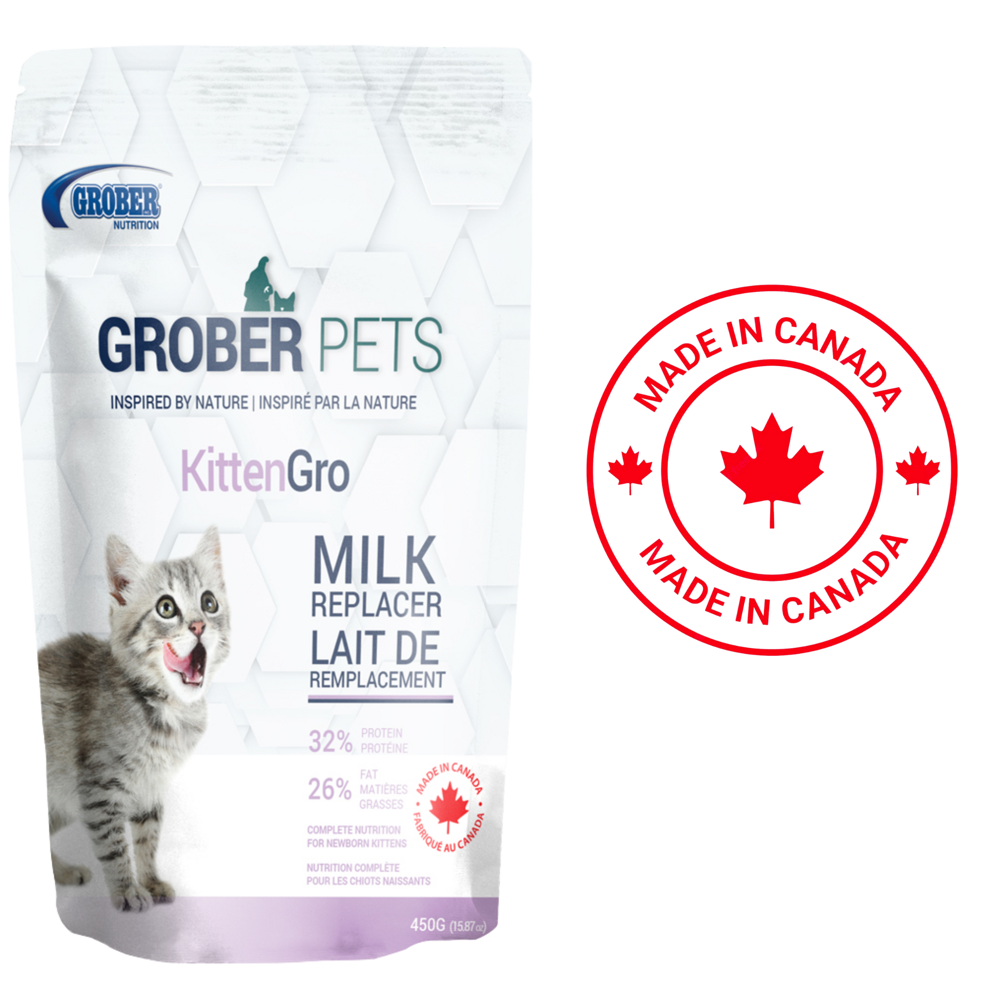 Grober Pets - Kitten Gro Milk Replacer - 450 Grams