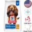 Hills Science Diet oral care chicken dry dog food for dental health bag with happy dachshund adult dog image