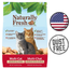 Naturally Fresh multi cat walnut shell litter bag with two cats and dust free badge best cat litter for multi-cat households