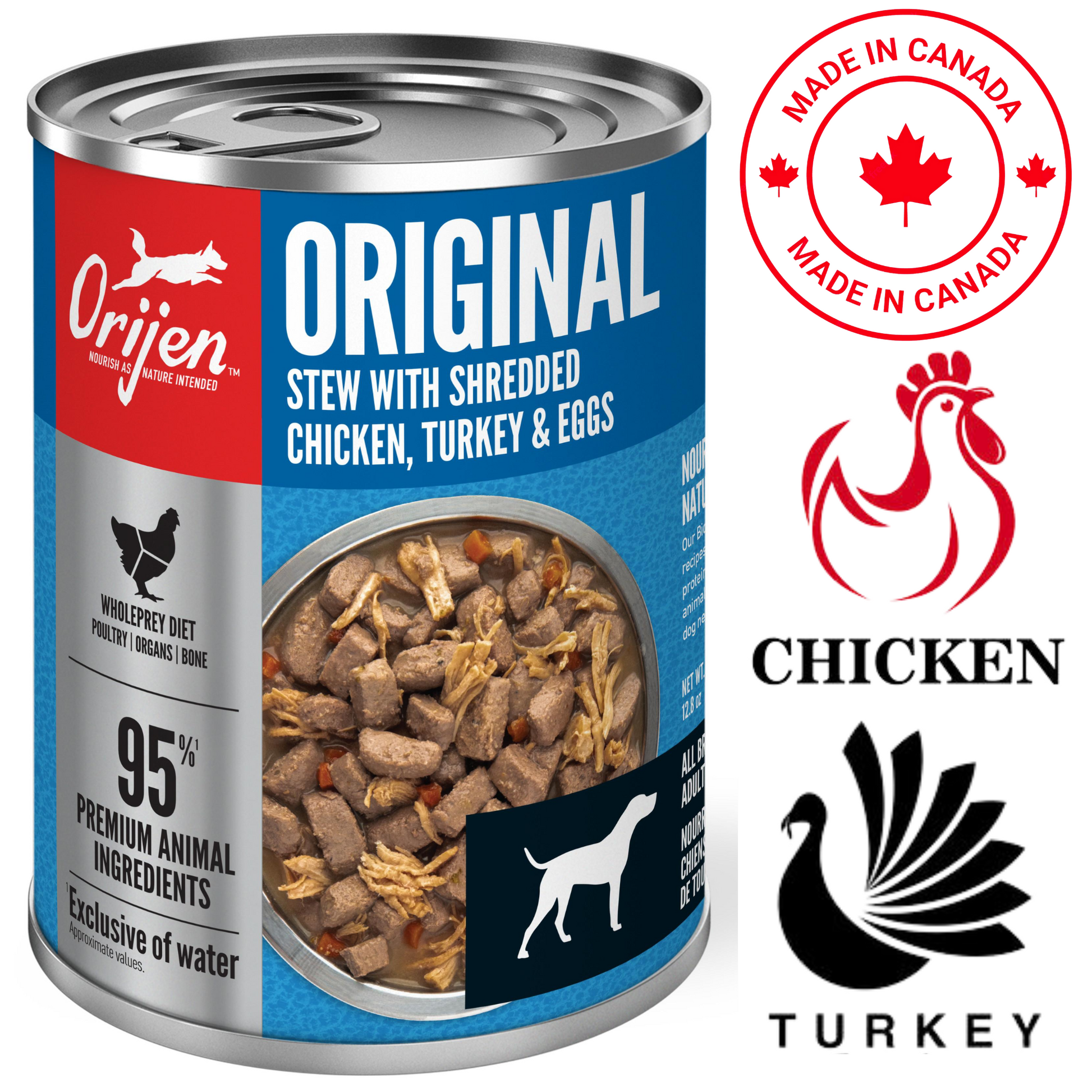 Orijen - Original Stew Canned Dog Food - 12.8 Oz