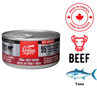 Orijen - Tuna & Beef Entree Canned Cat Food - 3 Oz