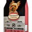 Oven Baked Adult Small Breed Lamb Dog Food in a Red Bag with a Yorkshire Terrier Image