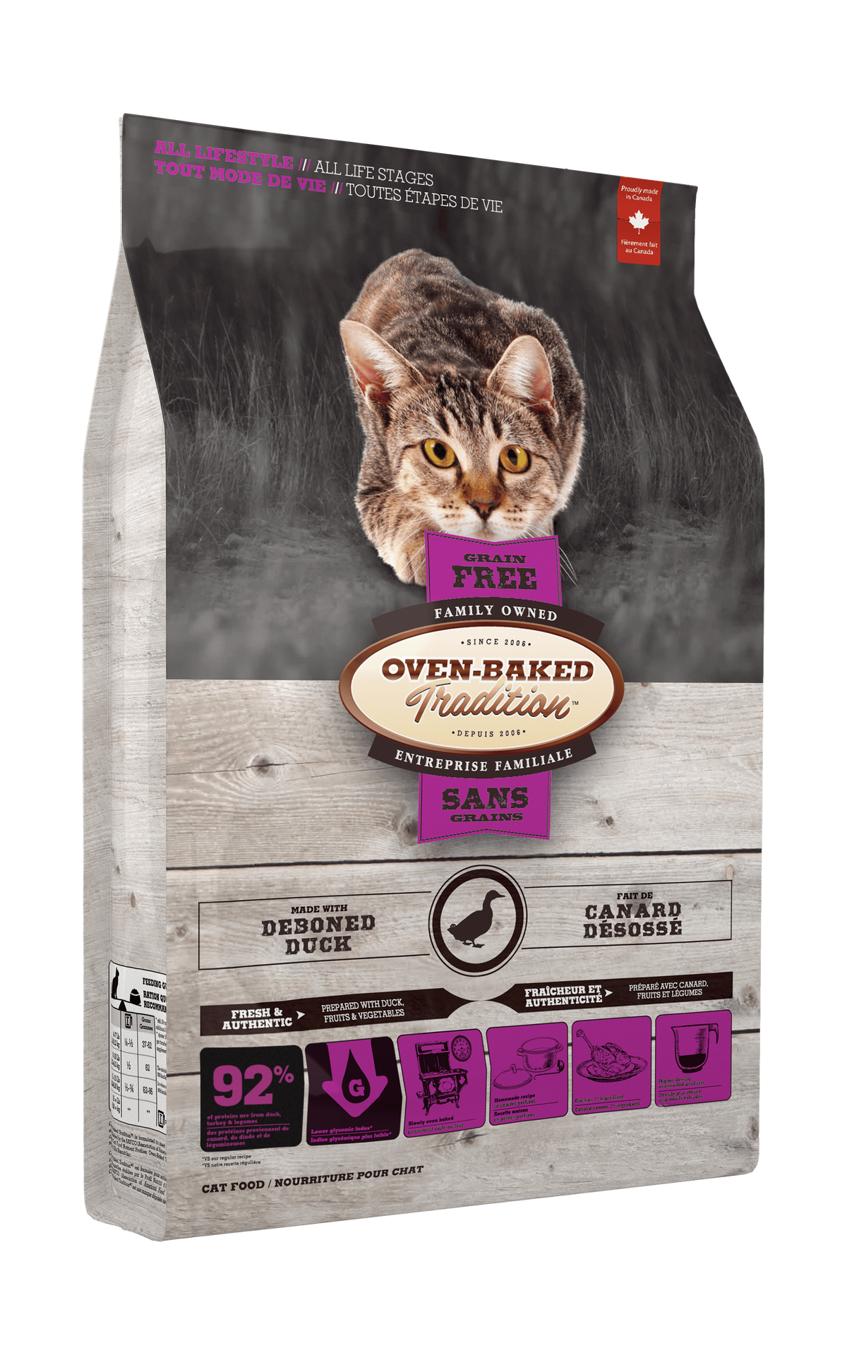 Oven-Baked Tradition - Grain Free Duck Cat Food - 10 lb 3