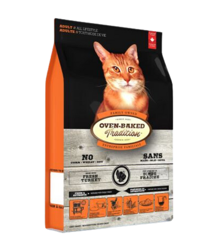 Oven-Baked Tradition - Turkey Adult Cat Food - 10 lb 4