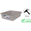Petmate high sided gray rectangular litter box ideal for shared use best litter pan for multiple cats