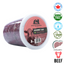 Raw Performance gourmet beef raw dog food in a 2 lb container for healthy canine nutrition