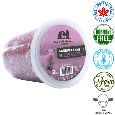 Raw Performance - Gourmet Lamb Raw Dog Food - 1 lb, 2 lb 2