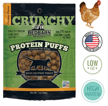 RedBarn - Protein Puffs Chicken Cat Treats - 28 Grams