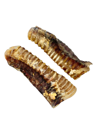 Rover pet deep throat cow trachea dog treats natural chews for healthy digestion and dental care