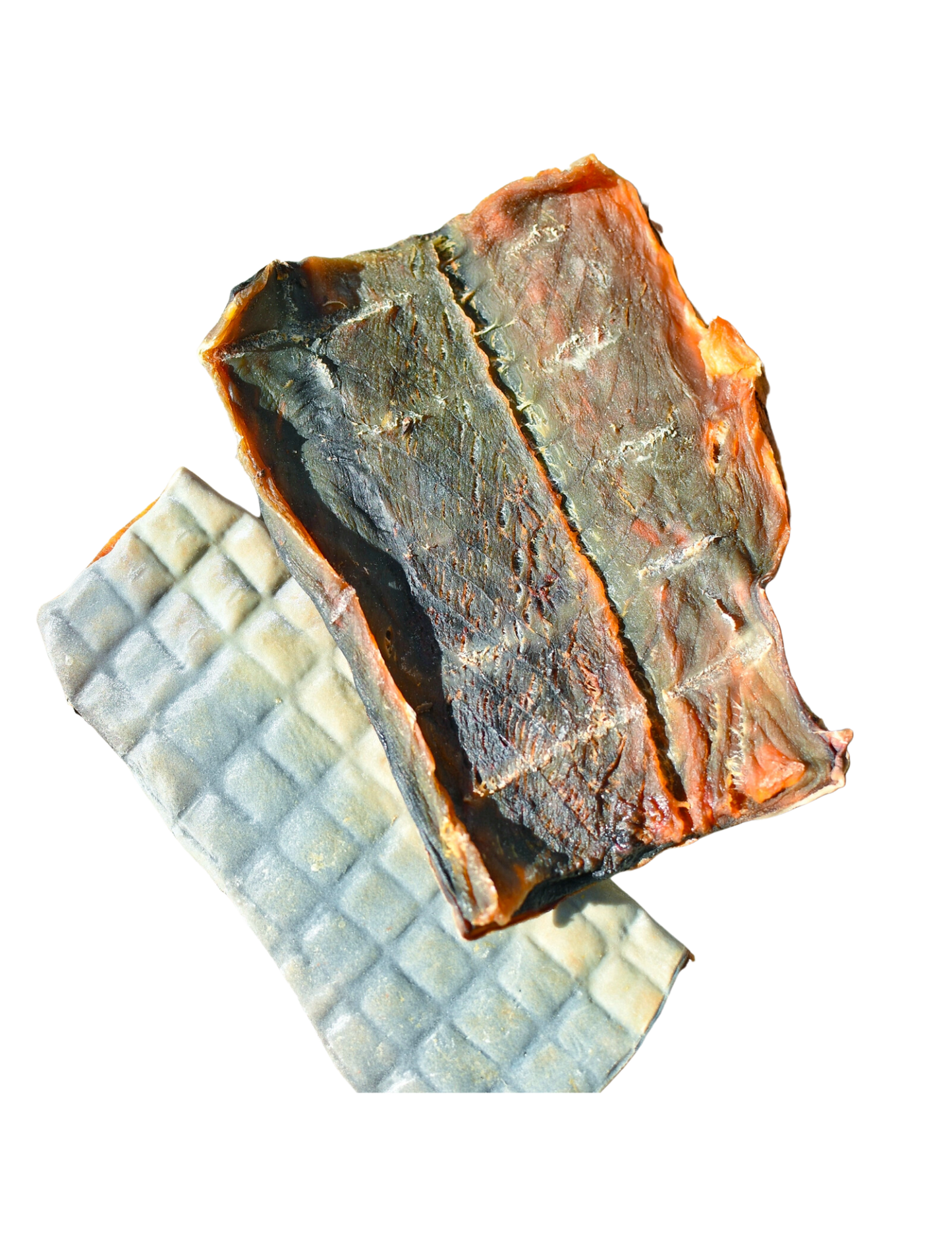 Rover pet shark skin dog treats with natural textured surface for healthy dog chewing