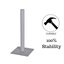 BuD'z - Scratching Rope Post Medium & Large Grey Cat 2