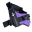 Sturdy purple dog harness, featuring breathable mesh and reflective elements, ensures safety and comfort during walks and adventures.