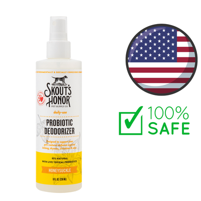 Skout's Honour - Probiotic Deodorizer Honeysuckle Dog - 8 Oz