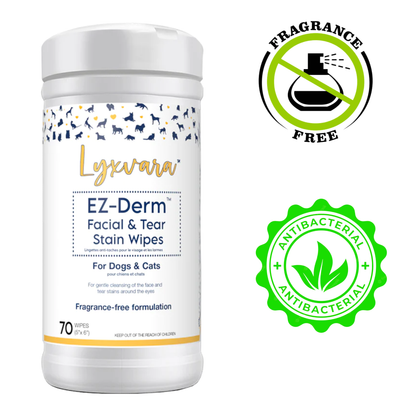 SWEDERMA - LYXVARA Moisturizing EZ-Derm Facial & Tear Stain Wipes - 60 Wipes 3