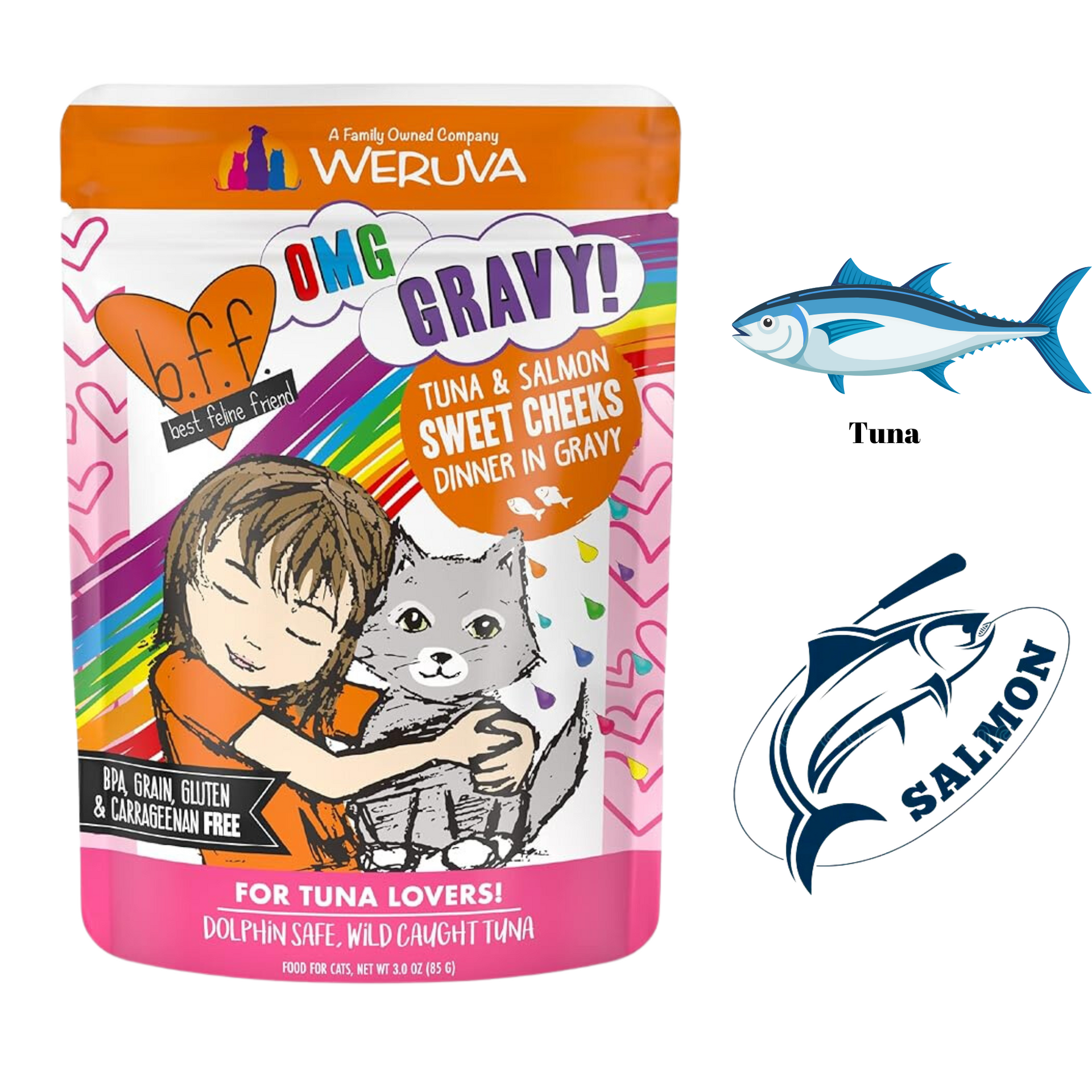 Fish Bff Kitten Food Weruva BFF Sweet Cheeks Cat Food Tuna Salmon